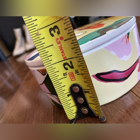 Rachel Joanis Ceramic Trinket Dish Round Box Nota - Picture 9 of 9